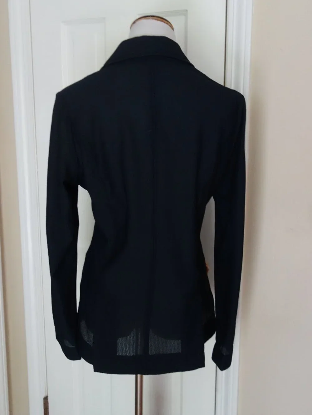 ALESSANDRO ALBANESE Mesh Show Navy Coat – Wmns L (U.S. 10/12) - Picture 14 of 14